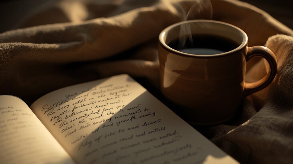 Quiet reflection and thoughtful writing