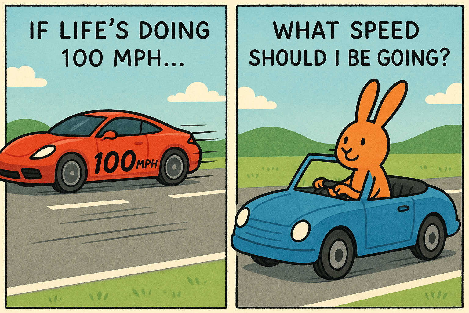 If Life’s Doing 100mph… What Speed Should I Be Going?