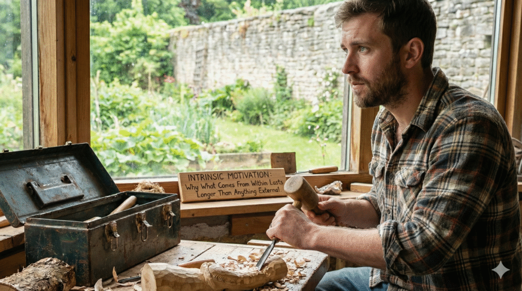 Intrinsic motivation and inner drive leading to long-term success